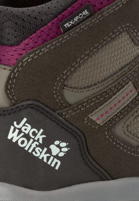 Jack Wolfskin Vojo 3 Texapore Mid khaki/burgundy (Damen)