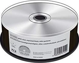 MediaRange BD-R 25GB, 6x, 25er Spindel, silver, thermal printable, ohne ID