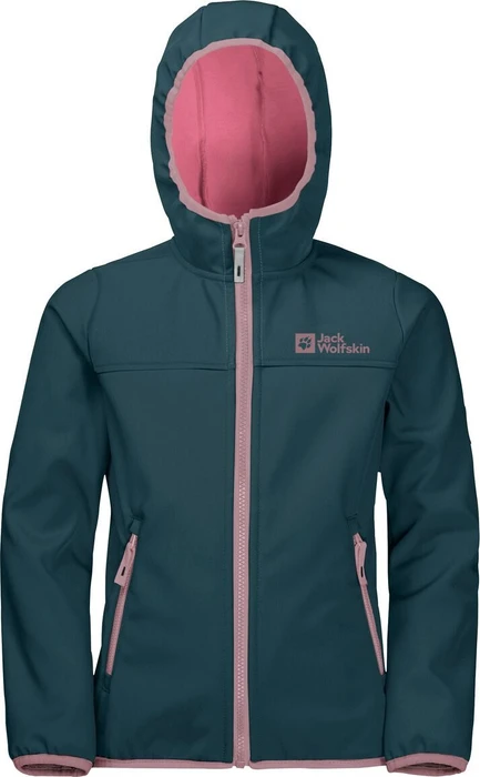 Jack Wolfskin Fourwinds Funktionsjacke dark blue/pink (Junior)