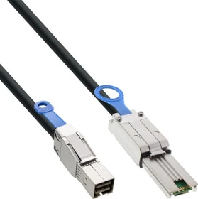 InLine mini SAS SFF-8644 auf SFF-8088 Kabel, 2m (27639C)