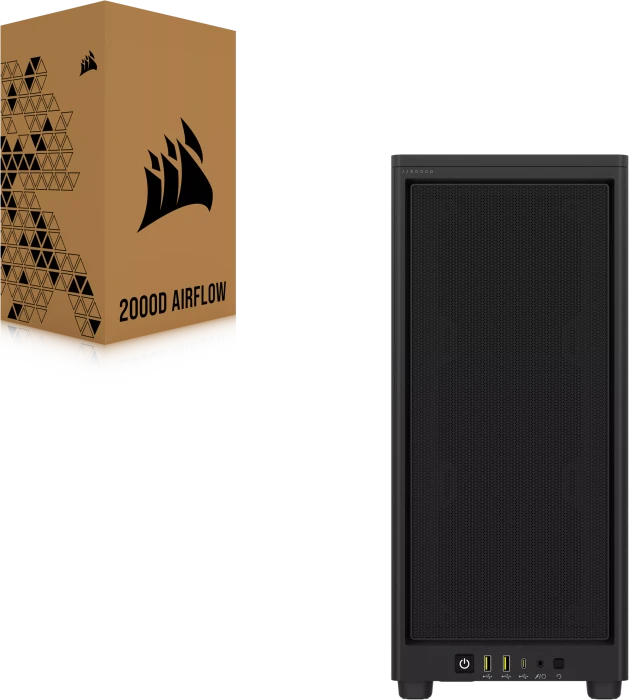 Corsair 2000D Airflow, schwarz, Mini-ITX