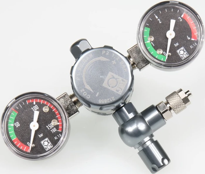 JBL PRO FLORA CO2 Regulator Advanced, Präzisions-Druckminderer für Einweg und Mehrweg CO2 Druckflaschen