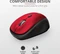 Trust Yvo Wireless Mouse Set mit Wendehülle für 15.6" Laptops, rot, USB Vorschaubild