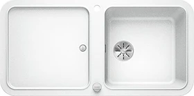 Blanco Yova XL 6 S InFino Einbau Becken reversibel mit Ablauffernbedienung weiß