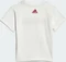 adidas Essentials Lineage Organic Cotton und Shorts Set T-Shirt white/better scarlet (Junior) Vorschaubild