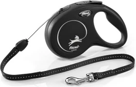 flexi New Classic S, Seil, 8m, schwarz