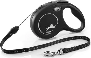 flexi New Classic S, Seil, 8m, schwarz