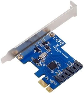 SilverStone EC05, 2x SATA 6Gb/s, PCIe 2.0 x1