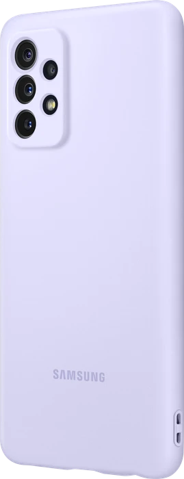 Samsung Silicone Cover für Galaxy A72 violett