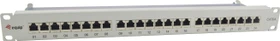Equip Patchpanel Cat6a, geschirmt, 19", 24-Port, 1HE, 19", 1HE, grau