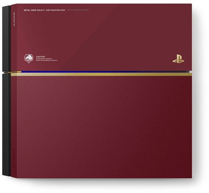 Sony PlayStation 4 - 500GB Metal Gear Solid V: The Phantom Pain Limited Edition Bundle rot/schwarz