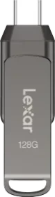 Lexar JumpDrive D400 128GB, USB-A + USB-C, USB 3.2 Gen 1×1