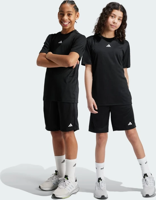 adidas Train Essentials Logo Regular Fit Shorts schwarz/weiß (Junior)