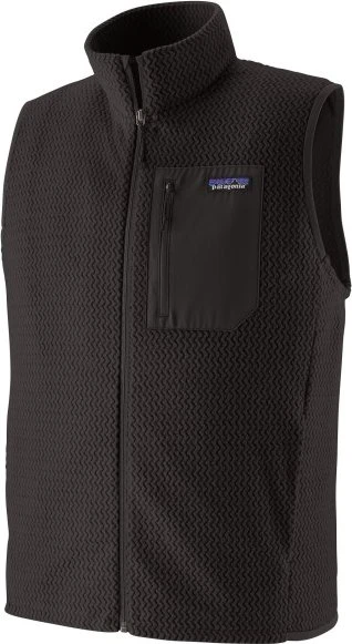 Patagonia R1 Air Fleece Weste schwarz (Herren)