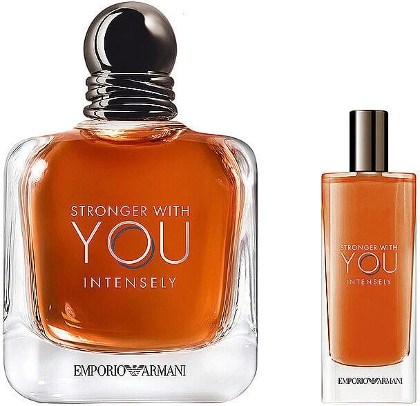 Giorgio Armani Emporio Stronger With You Intensely EdP 100ml + EdP 15ml Duftset