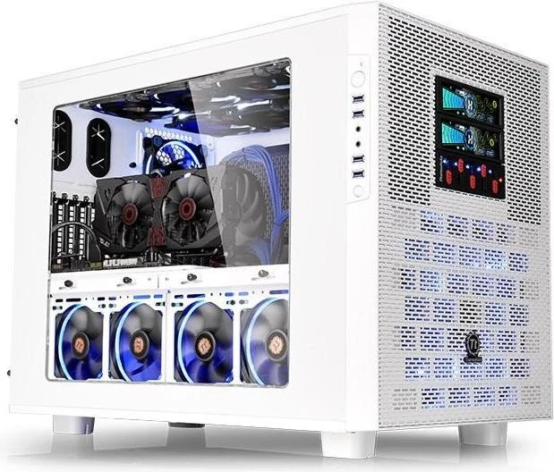 Thermaltake Core X9 Snow Edition weiß, Acrylfenster