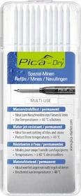 Pica-Marker Dry Set wasserstrahlfest Bleistiftmine 2.8mm weiß, 10er-Pack