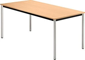 Hammerbacher Meeting D-Serie DR16/6/C Konferenztisch 160x80cm Buche/chrom