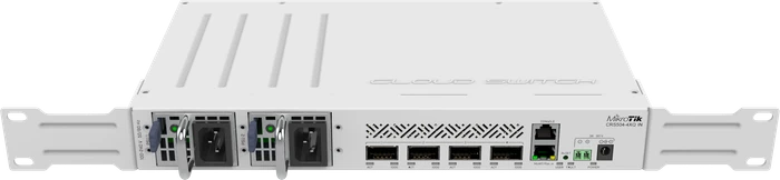 MikroTik Cloud Router Switch CRS504 Desktop 100G Managed Switch, 4x QSFP28