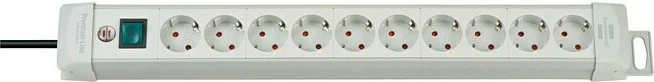 Brennenstuhl Premium-Line, 10-fach, 3m, grau