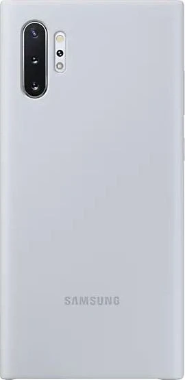 Samsung Silicone Cover für Galaxy Note 10+ silber