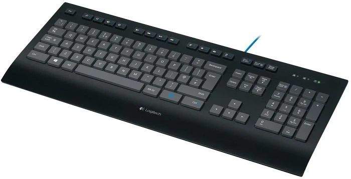 Logitech K290 Comfort Keyboard schwarz, USB, DE