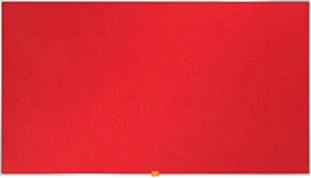 Nobo Filz-Notiztafel Widescreen 55" 55", Pinnwand, rot, 122x69cm