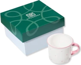 Gmundner Keramik Herzerl Kaffeetasse im Karton 240ml rosa