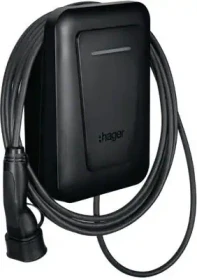 Hager Ladestation witty one mit Ladekabel 11kW, 6.5m Ladekabel