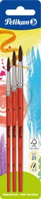 Pelikan Sorte 23 Haarpinsel Gr. 4/6/8 Pinselset, 3-tlg.