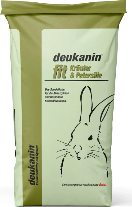 Deuka deukanin fit Kräuter & Petersilie, Kaninchen, Meerschweinchen, Chinchillas, 25kg