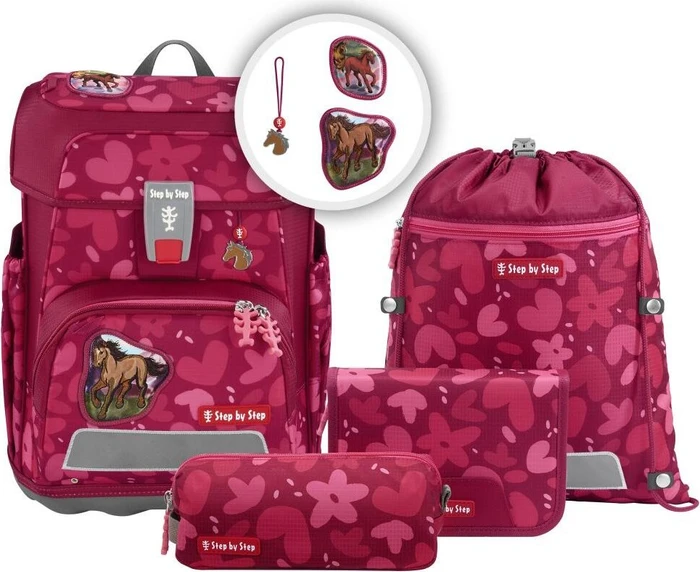 Step by Step Cloud Wild Horse Schultaschen-Set, 5-tlg.