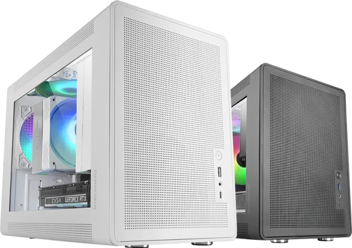 Mars Gaming MC-XPS Black, Glasfenster