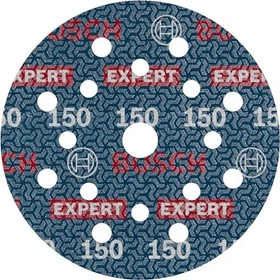 Bosch Professional EXPERT O780 Folienschleifblatt K150, 125mm, 6 Stück