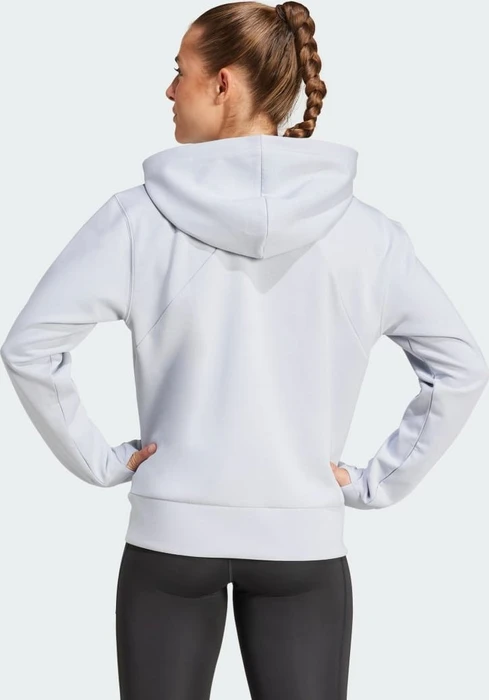 adidas Designed 4 Training Hoodie halo silver (Damen)