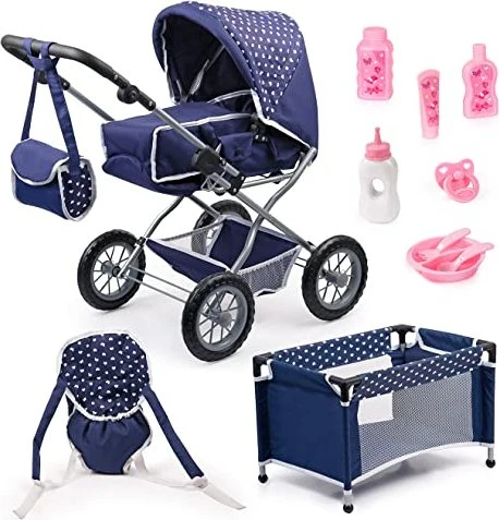 Bayer Design Grande Puppenwagen (verschiedene Farben)