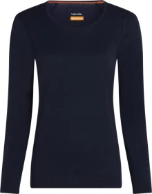 Icebreaker Merino 200 Oasis Scoop Funktionsshirt langarm midnight navy (Damen)