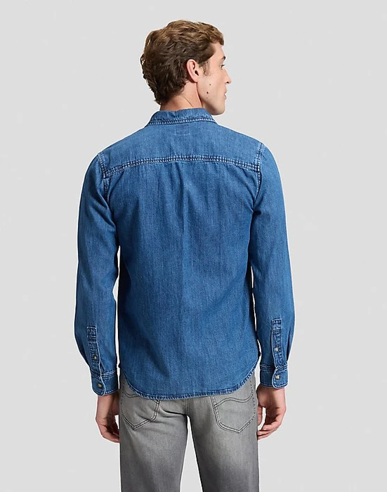Lee Regular Leesure Hemd langarm silver moon (Herren)