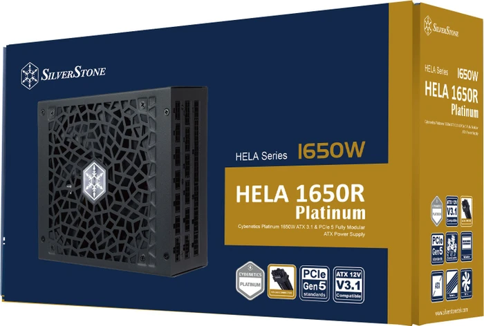 SilverStone HELA 1650R Platinum 1650W, ATX 3.1