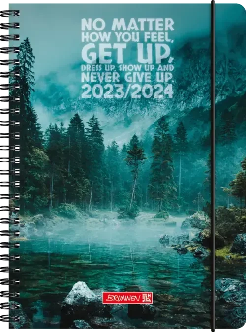 Brunnen Schülerkalender Wochenkalender 2023/2024, 170x240mm, Motiv Get Up, 104 Blatt