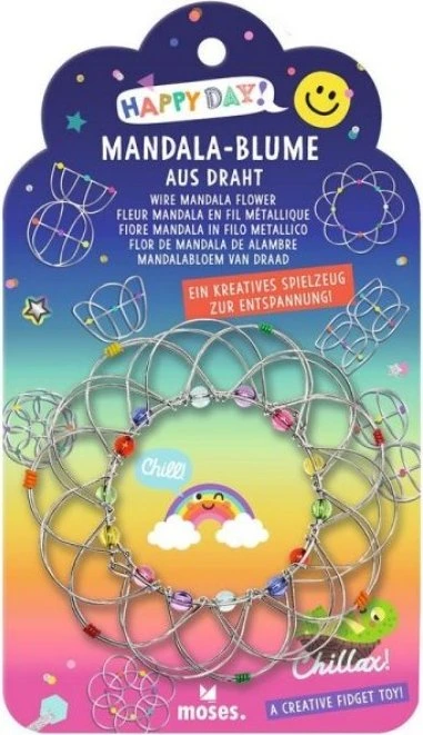 moses. Verlag Happy Day Mandala-Blume aus Draht (38275)