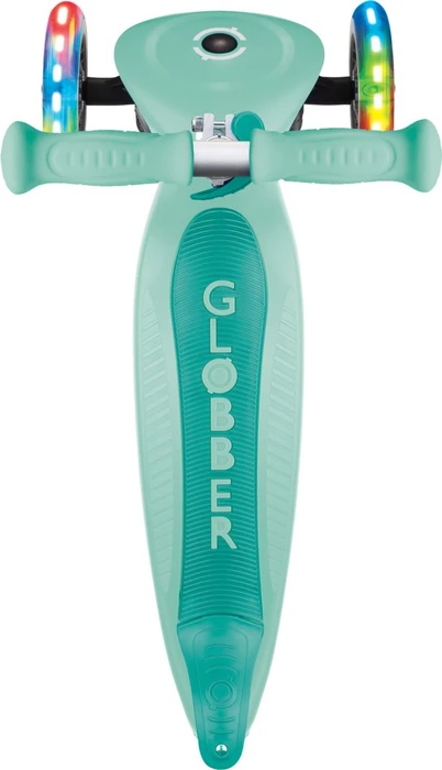 Globber Primo Foldable Lights Kickboard mint