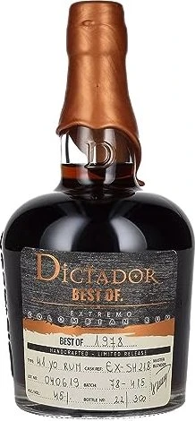 Dictador Best of 1978 Extremo 700ml