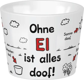 Sheepworld Eierbecher Ohne Ei ist alles doof!