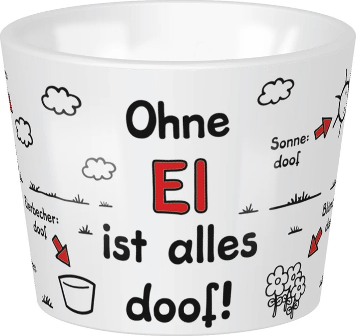 Sheepworld Eierbecher Ohne Ei ist alles doof!