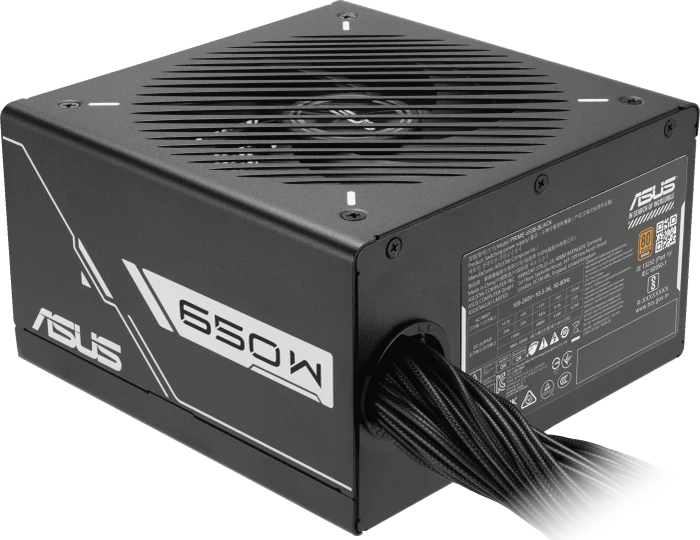 ASUS PRIME Bronze, PRIME-650B-BLACK, schwarz, 650W, ATX