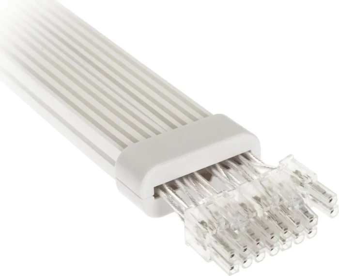 Kolink Umbra Radiant 2x8-PIN, PCIe Verlängerungskabel, ARGB beleuchtet, weiß