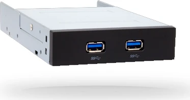 Chieftec USB-HUB, 2x USB-A 3.0, USB 3.0 19-Pin Stecksockel [Stecker]