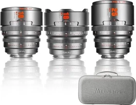 7artisans Hope 10/16/25mm T2.1 S35 Cine 3 Lens Set Titanium Gray für Sony E