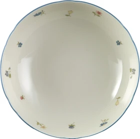Seltmann Weiden Marie-Luise Streublume Rand 30308 Schüssel rund 25.2cm blauer